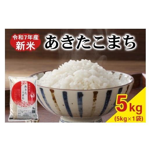 ふるさと納税 米 あきたこまち 茨城県 稲敷市 新米 令和7年産 あきたこまち 白米 5kg×1袋 茨城県稲敷市産|おこめ 精米 直送 お米 産地 茨城 稲敷 1821