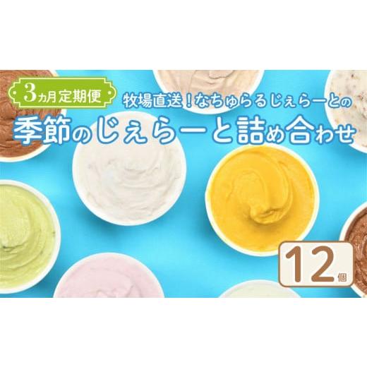 ふるさと納税 アイス・ヨーグルト ジェラート 新潟県 新発田市 ジェラート 定期便 12個入 3回 ミルク チョコ ブルーベリー チーズ お茶 緑茶 紅茶 ほうじ茶 ラ…