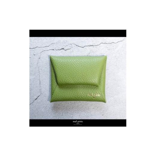 ふるさと納税 財布 福岡県 大川市 maf pinto (マフ ピント) ミニ財布 コンパクト ウォレット 小型 小銭入れ カードケース レザー 本革 58グリーンティー グリ…