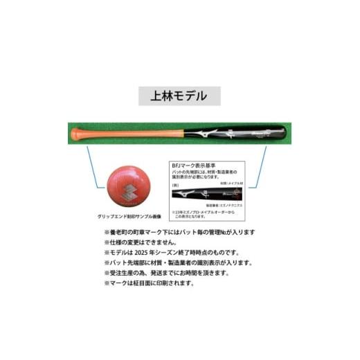 ふるさと納税 スポーツ・アウトドア 岐阜県 養老町 ミズノプロ 上林モデル 硬式メイプル木製バット 1675512