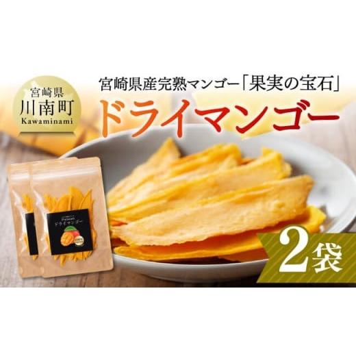 ふるさと納税 マンゴー 宮崎県 川南町 宮崎県産マンゴー(果実の宝石) ドライマンゴー2袋 宮崎県産 川南町 マンゴー ドライマンゴー 40g×2袋