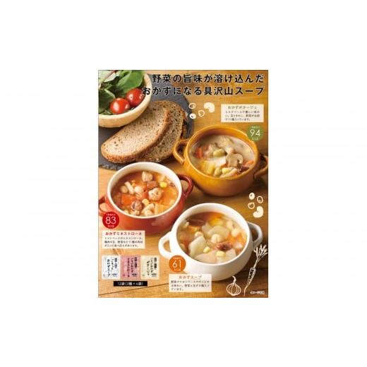 ふるさと納税 加工品等 レトルト 愛知県 名古屋市 3種のごろっとおかずスープセット 12袋(3種×4袋)