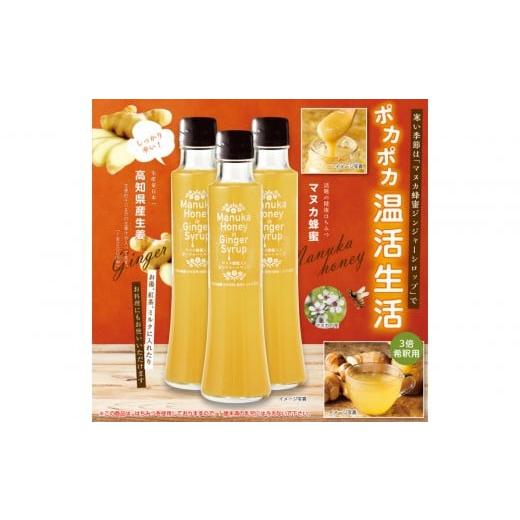 ふるさと納税 果汁飲料 やさい 愛知県 名古屋市 Mother's Marketマヌカ蜂蜜入りジンジャーシロップ 200ml×3本