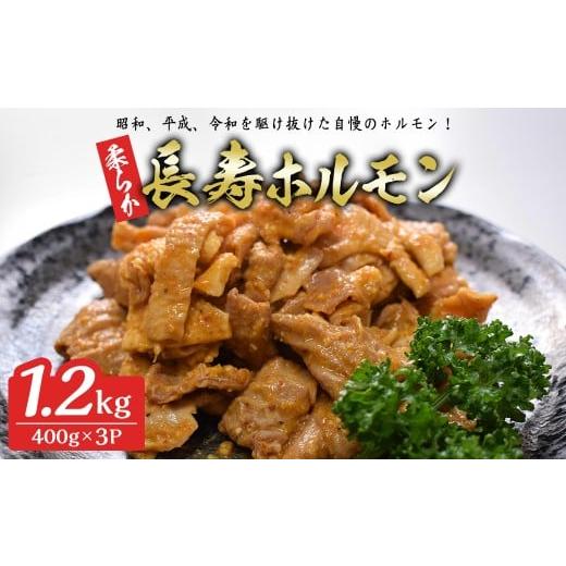 ふるさと納税 豚肉 ホルモン 宮城県 登米市 柔らか長寿ホルモン 1.2kg(400g×3p) ホルモン 豚ホルモン 豚肉 肉 食品 冷凍 冷凍保存 焼肉 BBQ バーベキュー 焼…