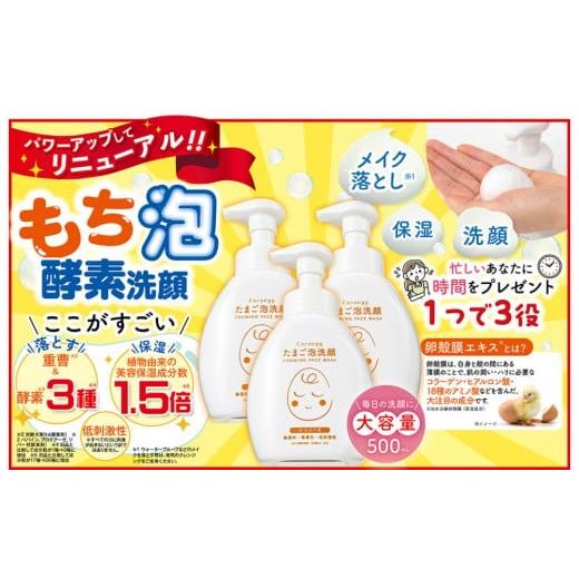 ふるさと納税 美容 愛知県 名古屋市 Cocoegg たまご泡洗顔 500ml×3個