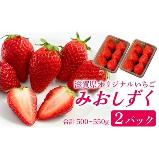 ふるさと納税 いちご 滋賀県 大津市 いちご(みおしずく)2パック NN001 / 滋賀県 滋賀 大津市 フルーツ 果物 くだもの いちご 苺 イチゴ デザート クリスマ…