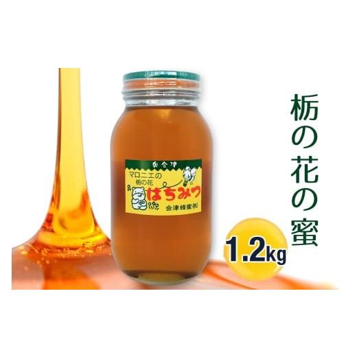 ふるさと納税 加工品等 はちみつ 福島県 会津若松市 栃の花の蜜 1.2kg|2025年 令和7年 採蜜 国産 会津若松 会津 蜂蜜 はちみつ ハチミツ 1102