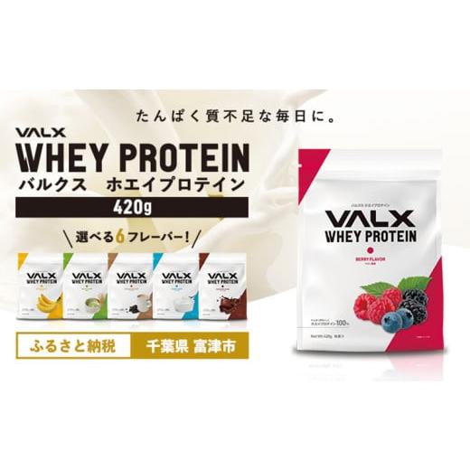 ふるさと納税 牛乳・乳飲料 千葉県 富津市 7営業日以内発送 VALX ホエイ プロテイン ベリー バルクス 420g フレーバー 人気 国産 筋トレ トレーニング フィッ…