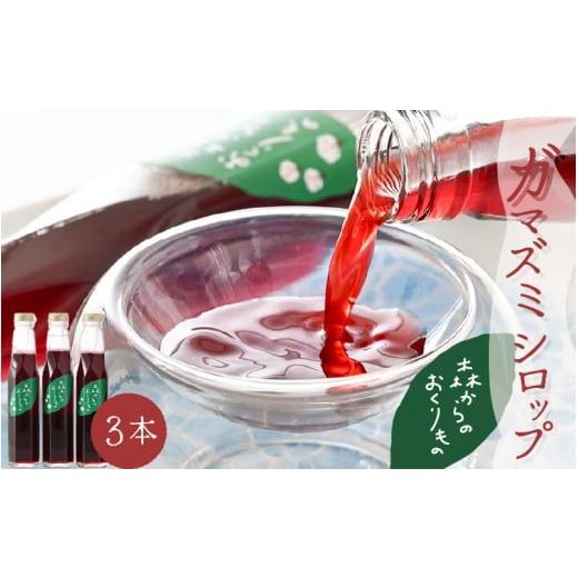 ふるさと納税 ジャム 福井県 美浜町 木の実のシロップ(ガマズミ)3本セット がまずみ 木の実 フルーツ 果汁 シロップ ソース 酵母菌 発酵食品 美容 健康 アン…