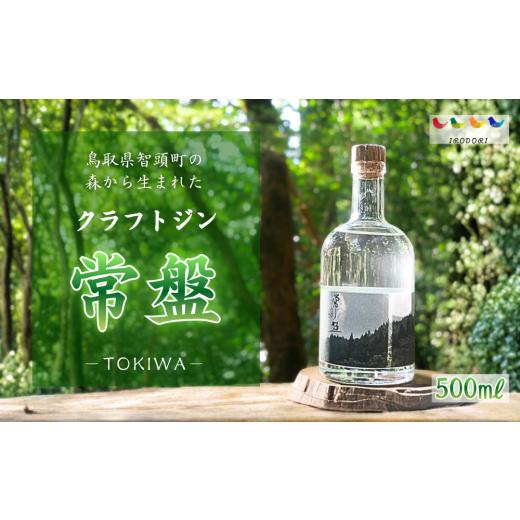 ふるさと納税 お酒 鳥取県 智頭町 オリジナルクラフトジン「常盤」500ml 鳥取県智頭町の杉・檜を使用 AK-1