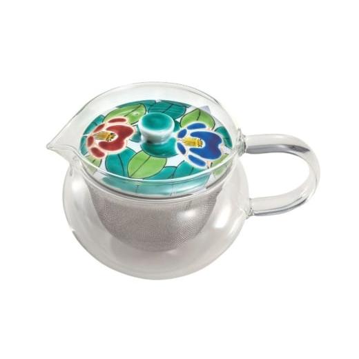 ふるさと納税 陶磁器・漆器・ガラス 石川県 能美市  No.5784-1507 九谷焼 九谷和ポットNAGOMI POT・色絵椿_1