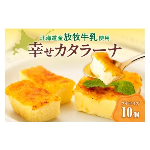ふるさと納税 菓子 北海道 札幌市 2026年2月発送 北海道産の放牧牛乳がおいしさの秘密 幸せカタラーナ(10個) ノベルティなし 2月発送