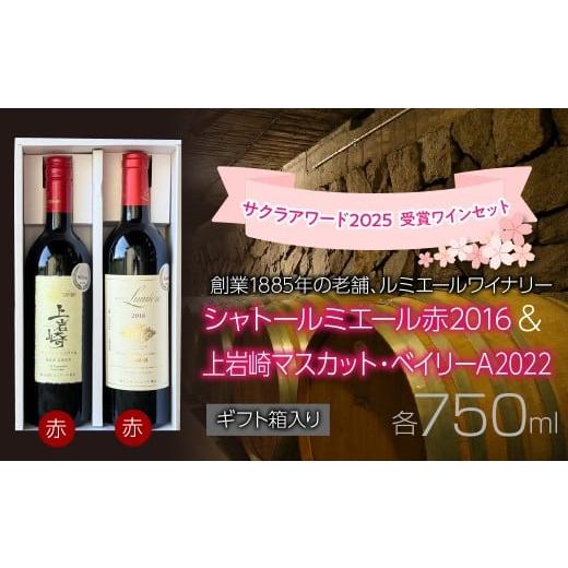 ふるさと納税 ワイン セット 山梨県 笛吹市 ルミエールワイナリー サクラアワード 2025 受賞ワインセット ギフト箱入り 日本ワイン 赤ワイン 山梨ワイン…