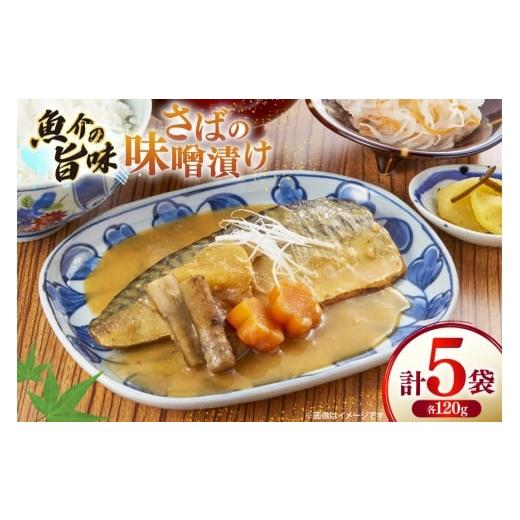 ふるさと納税 魚貝類 長崎県 平戸市 鯖 さば 味噌煮 冷凍 漬け魚 漬魚 魚 切り身 サバの味噌漬け 5袋 (約120g/袋) ひかり 長崎県 平戸市 hr42bgy420394 焼き…