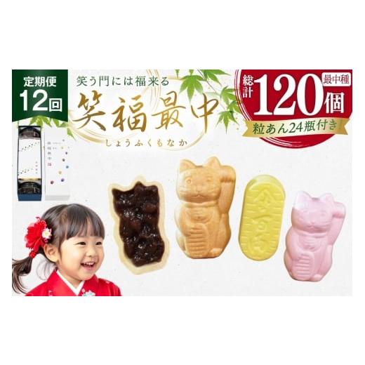ふるさと納税 和菓子 長崎県 平戸市 和菓子 もなか 笑福 最中 手作り キット 10個分 12回 定期便 計120個分 牛蒡餅本舗熊屋 長崎県 平戸市 hr42bgy420449 お菓…