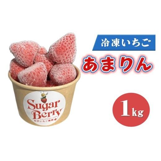 ふるさと納税 いちご 埼玉県 杉戸町 冷凍いちご[あまりん]1kg|埼玉 オリジナル 品種 糖度 高い 甘い 高級 イチゴ SugarBerry すぎと 0684