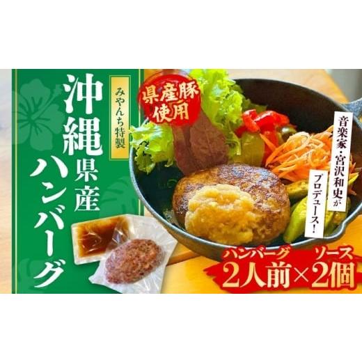 ふるさと納税 肉 ハンバーグ 沖縄県 沖縄市 2026年1月発送 有名音楽家がプロデュース 自家製ハンバーグ (2人前) ハンバーグ 肉 冷凍 惣菜 ギフト 沖縄市 / …