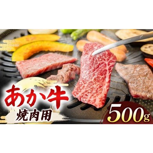 ふるさと納税 牛肉 焼肉・バーベキュー 熊本県 和水町 あか牛 焼肉用 500g | 熊本県 熊本 くまもと 和水町 なごみ 牛肉 おまかせ 日本原産 国内肥育 冷凍