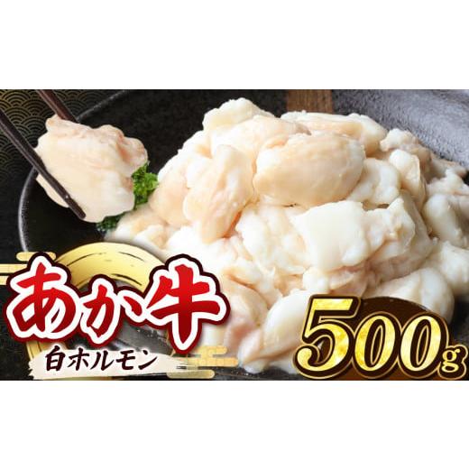 ふるさと納税 牛肉 ホルモン 熊本県 和水町 定期便3回 あか牛 白 ホルモン 500g ( 250g × 2P ) | 熊本県 熊本 くまもと 和水町 なごみ 牛肉 牛 あか牛 赤牛 …