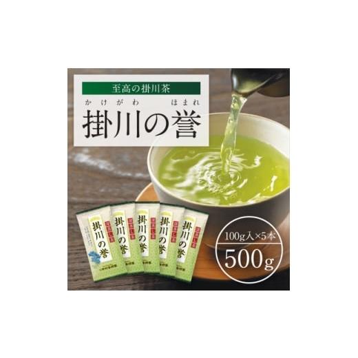 ふるさと納税 お茶類 静岡県 掛川市 高級深蒸し掛川茶「掛川の誉」100g×5本セット 1650539