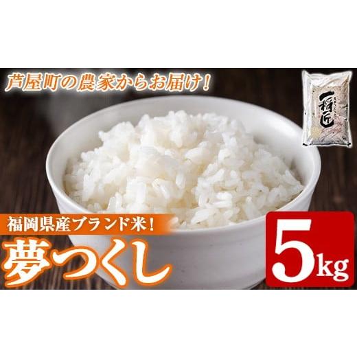 ふるさと納税 米 福岡県 芦屋町 令和7年産 2025年12月上旬以降順次発送 福岡県産 夢つくし 白米(計5kg) 白米 米 お米 おこめ ごはん ゆめつくし 夢つくし ご…