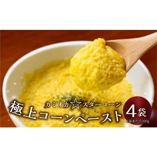 ふるさと納税 とうもろこし 岐阜県 飛騨市 [数量限定]まるでフルーツ 特別栽培トウモロコシ「カミオカスターコーン」 贅沢コーン ペースト 200g ×4袋 とう…