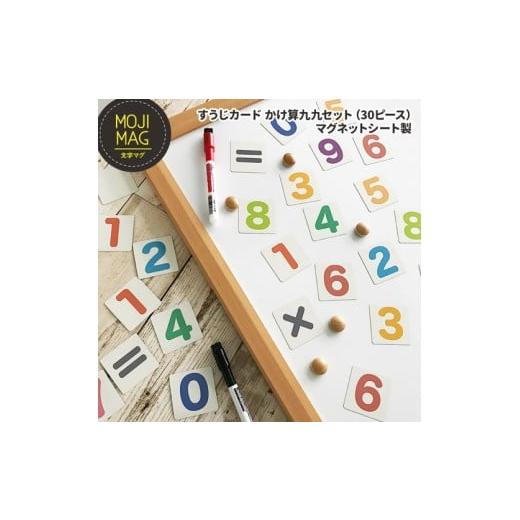 ふるさと納税 雑貨・日用品 茨城県 常総市 すうじマグネットカード かけ算九九セット お風呂でも使える 文字マグ 掛け算30ピース