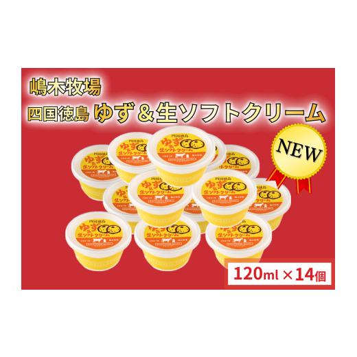ふるさと納税 菓子 アイス 北海道 池田町 徳島ゆず&生ソフトクリーム 14個×120ml アイスクリーム チョイス限定 アイス スイーツ 池田町 ジェラート ギフト …