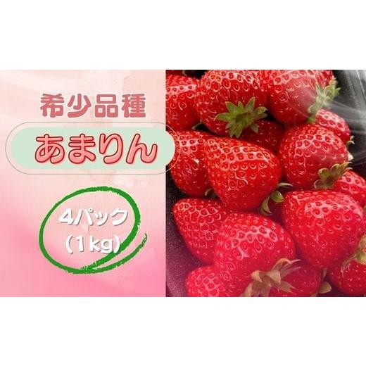 ふるさと納税 いちご 埼玉県 川島町 先行受付 新品種 埼玉オリジナル いちご あまりん 4パック ストロベリーハント