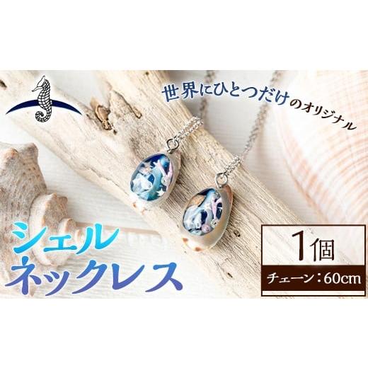 ふるさと納税 アクセサリー ネックレス 福岡県 芦屋町 海アクセサリー シェルネックレス (1個) アクセサリー ネックレス ハンドメイド 手作り 首飾り ギフト …