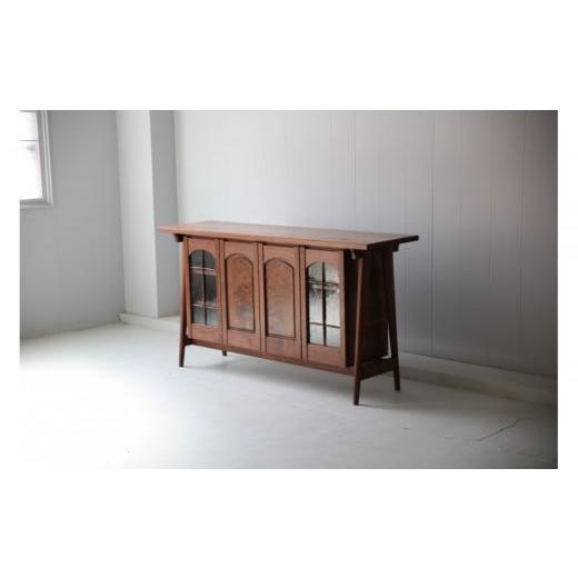 ふるさと納税 家具 本棚・ラック・カラーボックス 北海道 江別市 サイドボード ウォールナット 北海道 MOOTH インテリア 手作り 家具職人 ローボード リビング…