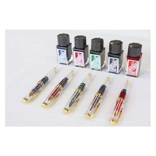 ふるさと納税 文房具・玩具 万年筆 岐阜県 垂井町 選べる戦国家紋100種類 家紋万年筆+おまけのインクつき(本能寺の変:赤色)| 小川新聞店 クセが強い戦国…