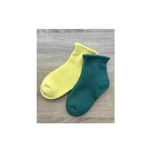 ふるさと納税 小物 奈良県 大和高田市 ふわもち鯛焼き靴下x2足組(グリーン、イエロー) 1657297