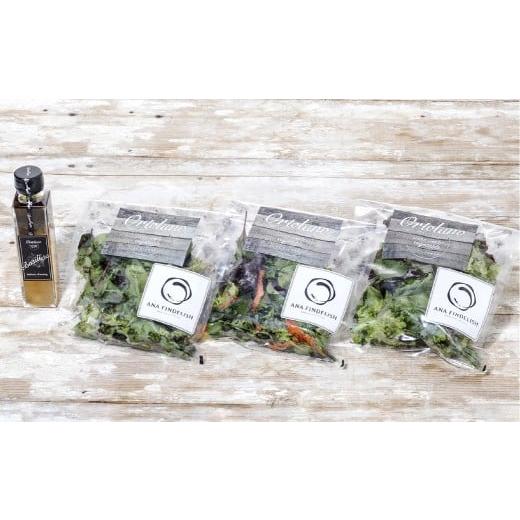 ふるさと納税 セット・詰合せ 岡山県 倉敷市 Ortolano ファーストクラス機内食提供のサラダセット サラダ ドレッシング セット 野菜 岡山県 倉敷市