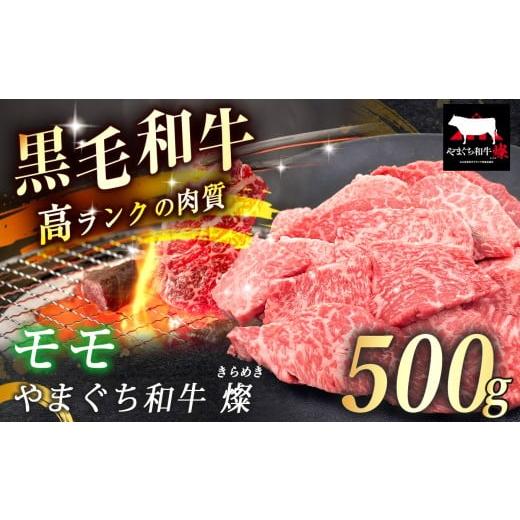 ふるさと納税 牛肉 モモ 山口県 美祢市 数量限定 選べる 極上牛肉 やまぐち和牛 燦 ( きらめき ) モモ 500g | 山口 県 美祢市 牛肉 ブランド牛 黒毛和牛 カル…