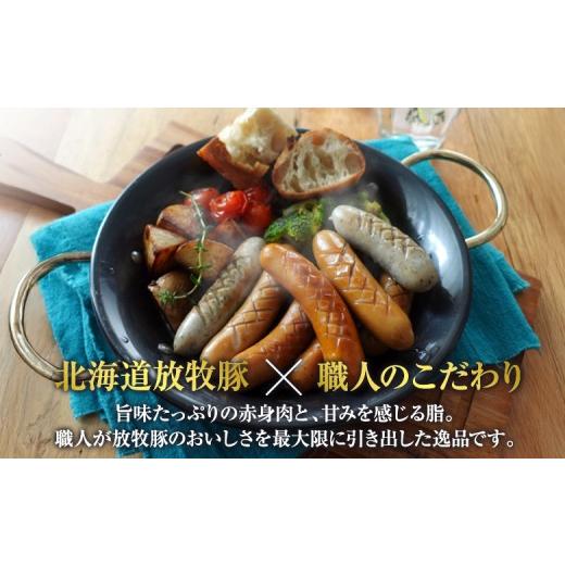 ふるさと納税 肉 ソーセージ 北海道 恵庭市 定期便：4回 北海道産放牧豚 無添加ポークウインナー・粗挽きウインナー ×各10パック | 定期便 北海道産 放牧豚 …_2