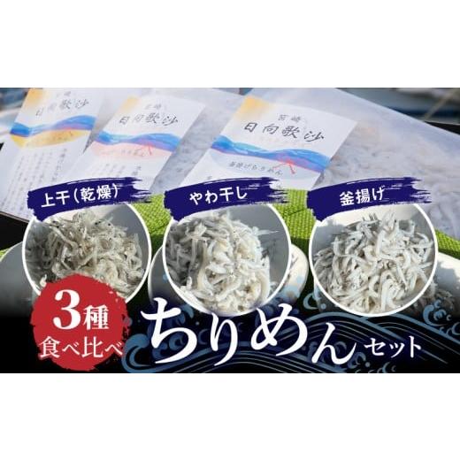 ふるさと納税 魚貝類 ちりめん 宮崎県 延岡市 食べ比べ ちりめん3種セット