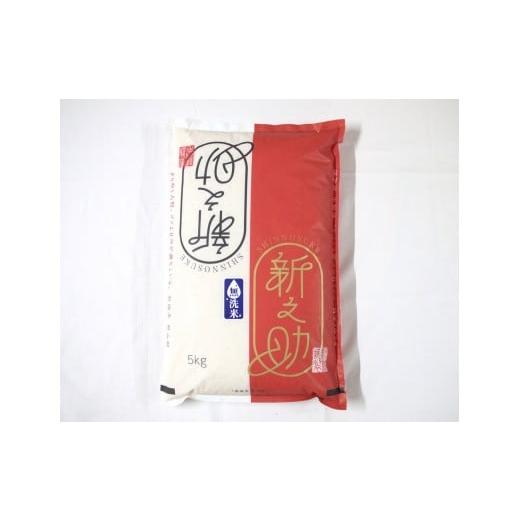 ふるさと納税 米 新潟県 村上市 12月から順次発送予定 令和7年産米 無洗米 特別栽培米 新潟県村上市岩船産 新之助5kg 1029007