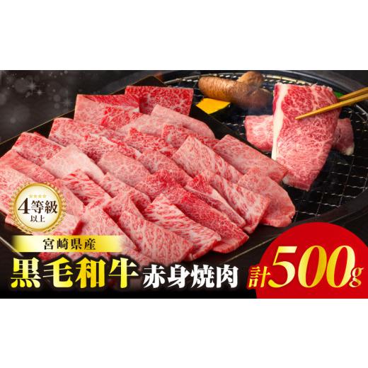ふるさと納税 牛肉 焼肉・バーベキュー 宮崎県 都農町 令和8年6月発送 肉質等級4等級以上 黒毛和牛赤身焼肉(計500g) 肉 牛 牛肉 国産_T030-0925-06 500g 令和…