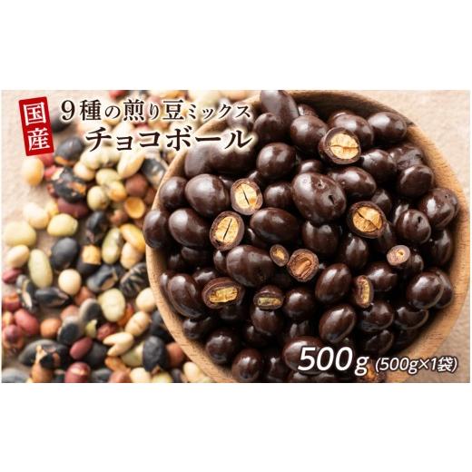ふるさと納税 菓子 チョコレート 静岡県 静岡市 9種の煎豆ミックスチョコボール 500g(500g×1袋)