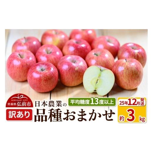 ふるさと納税 りんご 青森県 弘前市 25年12月発送 りんご 平均糖度13度以上 品種おまかせ 約3kg 訳あり 青森 果物 フルーツ 林檎 リンゴ くだもの 不揃い 規…