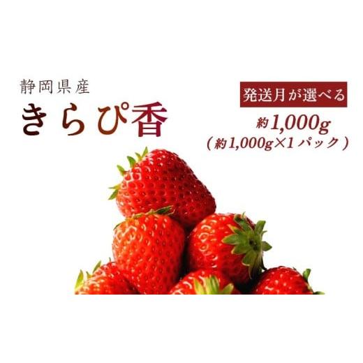 ふるさと納税 いちご 静岡県 牧之原市 1~4月発送 きらぴ香 1000g以上 いちご 1000g×1パック 静岡限定品種 イチゴ 冷蔵発送 苺 1kg 土耕栽培 フルーツ 果物 …