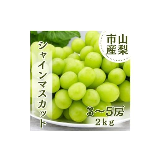 ふるさと納税 ぶどう 山梨県 山梨市 2026年先行受付 やみつきシャインマスカット 2kg(3〜5房) 1689779