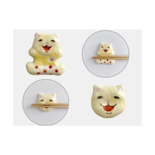 ふるさと納税 雑貨・日用品 キャラクター 埼玉県 熊谷市 ニャオざねの箸置きセット