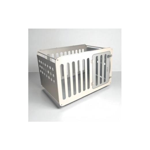 ふるさと納税 雑貨・日用品 東京都 国立市 アルミ製犬用ケージ 高級ペットサークル「i100」基本セット ホワイト×ライトグレー 1687108