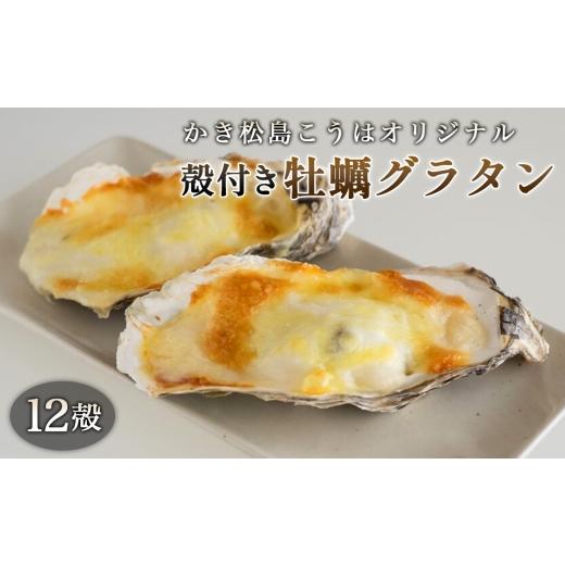 ふるさと納税 牡蠣 宮城県 松島町 かき松島こうはオリジナル 殻付き牡蠣グラタン12殻 / カキ 惣菜 簡単調理 レンジ対応 お手軽 ホワイトソース チーズ ごち…