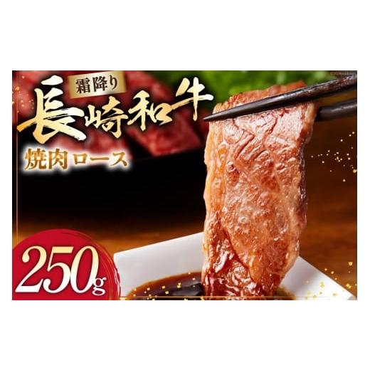 ふるさと納税 牛肉 ロース 長崎県 島原市 AI275 長崎和牛 焼肉 ロース 250g 肉 和牛 牛肉 焼肉ロース 焼き肉 Giverichホールディングス 長崎県 島原市