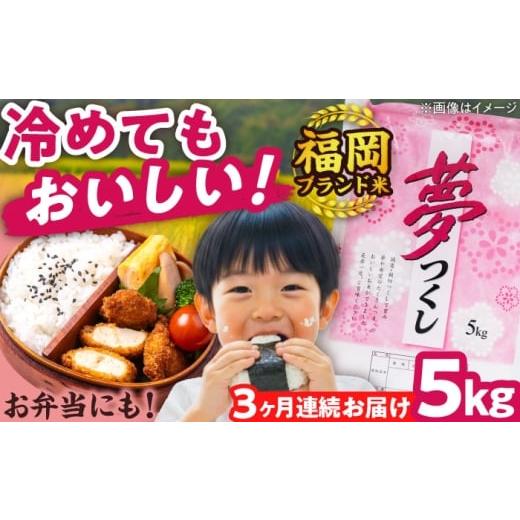 ふるさと納税 米 福岡県 吉富町 全3回定期便 令和7年度産 新米 夢つくし 5kg 精米 有限会社ファインリョーコク/吉富町