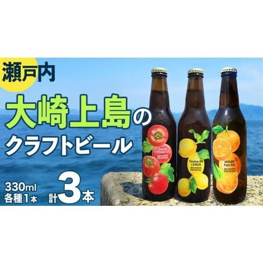 ふるさと納税 ビール 地ビール 広島県 大崎上島町 大崎上島 の クラフトビール 3種 各1本 Session IPA Lemon Saison Tomato みかんペールエール 計3本セット …