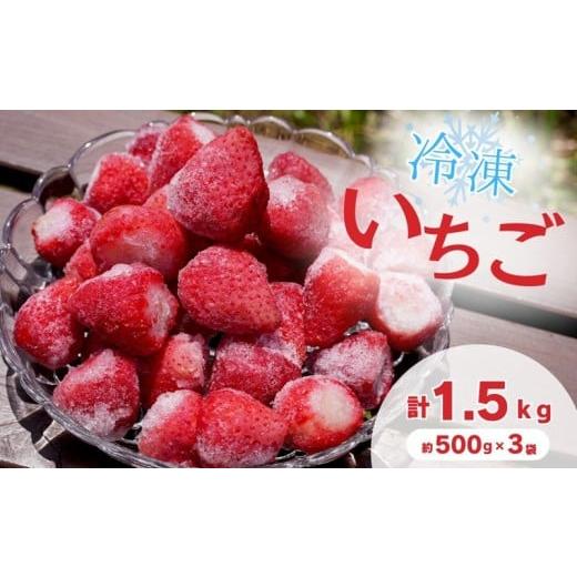 ふるさと納税 加工品等 北海道 栗山町 The北海道ファームの〜夏のしずく〜冷凍いちご約500g×3袋